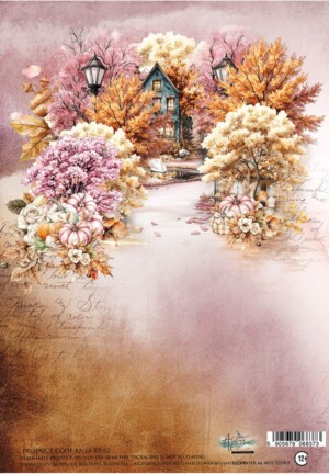 a4 rice paper for decoupage | lovely autumn | 1 sheet | alchemy of art