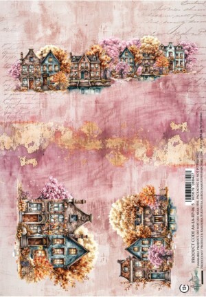 a4 rice paper for decoupage | lovely autumn | 1 sheet | alchemy of art